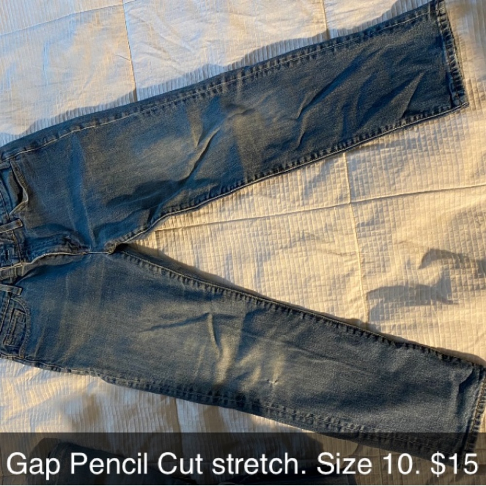 GAP Pencil Cut stretch ankle length size 10